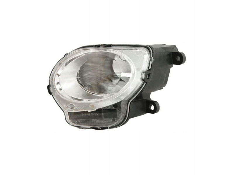 Фара передня дальнього світла ліва Fiat 500 07-15 (TYC) галоген 51786772