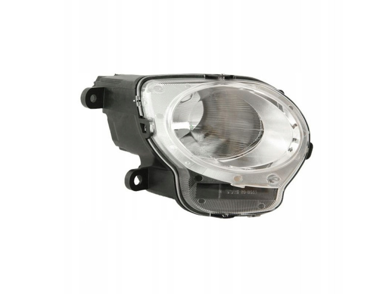 Фара передня дальнього світла права Fiat 500 07-15 (TYC) галоген 51786771