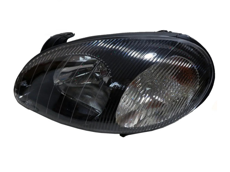 Фара передня ліва Daewoo Lanos, Sens 98-18 (Китай) ел. коректор, чорна