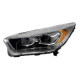 Фара передня ліва Ford Escape 16-20 (TYC) ксенон / LED, жовта вставка 