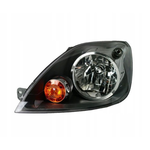 Фара передня ліва Ford Fiesta 2006-2008 (Polcar) чорна, ел. кор.1416311