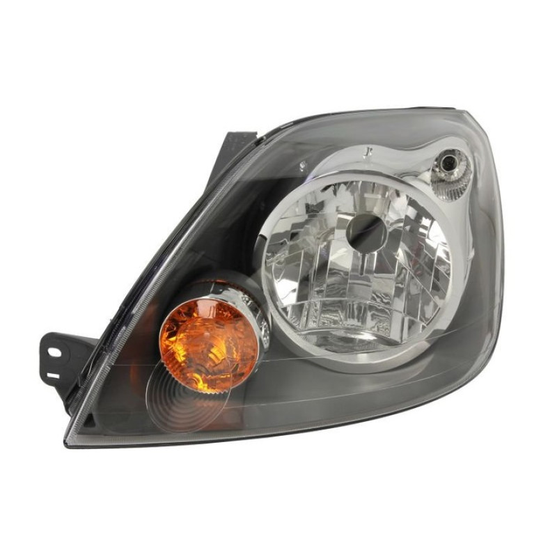 Фара передня ліва Ford Fiesta 06-08 (TYC) чорна, ел. кор.1526776