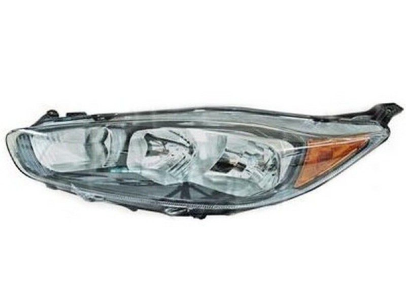Фара передня ліва Ford Fiesta 13-17 USA (Depo) механічна, чорна