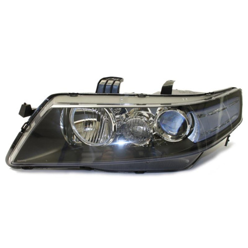 Фара передня ліва Honda Accord 7 (06-08) ел.рег. чорна рамка Depo 33151-SEA-G53