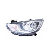 Фара передня ліва Hyundai Accent (Solaris) 11-15 (Китай) електрична (Ukrainian Type) 921014L000