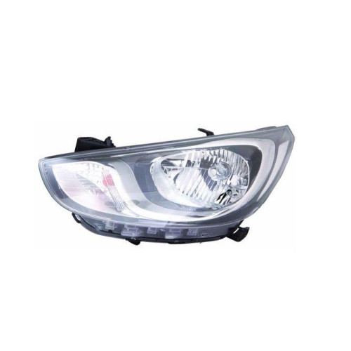 Фара передня ліва Hyundai Accent (Solaris) 2011-2015 (Китай) електрична (Ukrainian Type) 921014L000