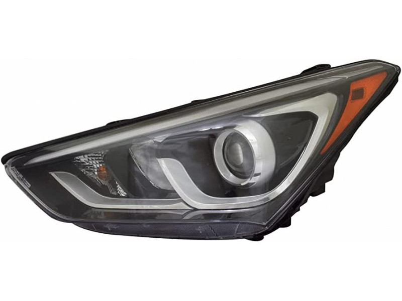 Фара передня ліва Hyundai Santa Fe 3 16-18 USA (TYC) електрич. рег., LED, 921014Z500
