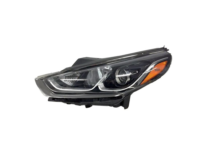 Фара передня ліва Hyundai Sonata LF USA 17-19 (Depo) жовта вставка, без LED, галоген 92101C2500