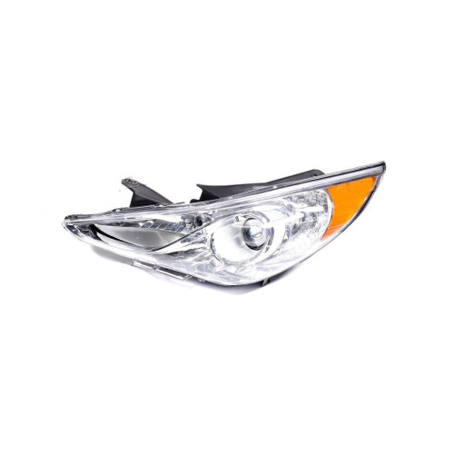 Фара передня ліва Hyundai Sonata YF 2010-2014 (Китай) жовта вставка, ел. рег.