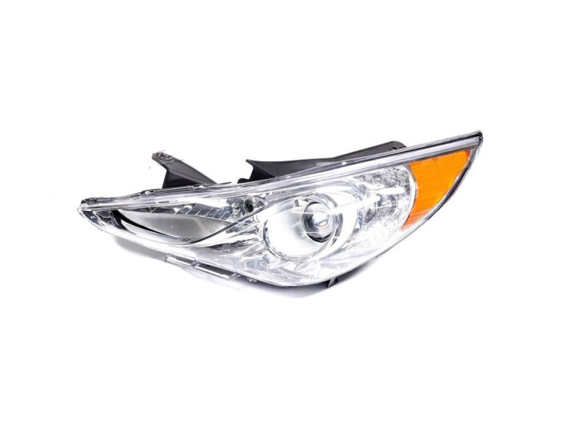 Фара передня ліва Hyundai Sonata YF 10-14 (Китай) жовта вставка, ел. рег.