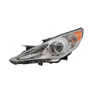 Фара передня ліва Hyundai Sonata YF 10-14 (Китай) жовта вставка, механічна