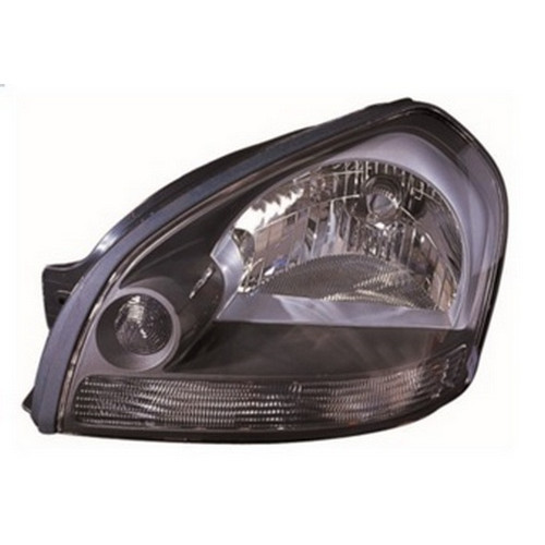 Фара передня ліва Hyundai Tucson 2004-2013 (Китай) механічна, чорна 921012E020