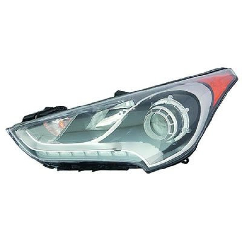 Фара передня ліва Hyundai Veloster 12-17 USA DEPO галоген з лінзою 921012V110