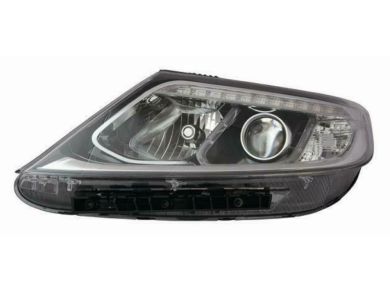 Фара передня ліва Kia Sorento 13-15 (Depo) ксенон H7 LED