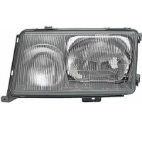Фара передня ліва Mercedes E-Class W124 84-93 (TYC) темна рамка 1248202661