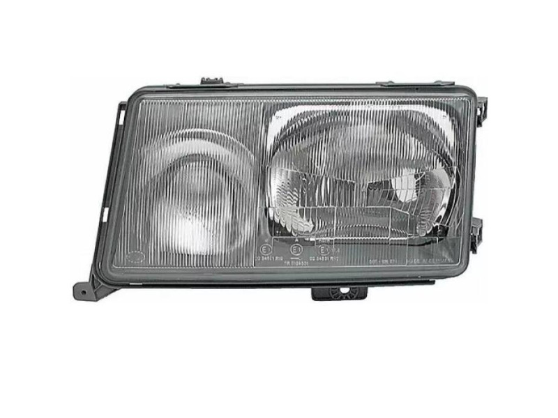 Фара передня ліва Mercedes E-Class W124 84-93 (TYC) темна рамка 1248202661