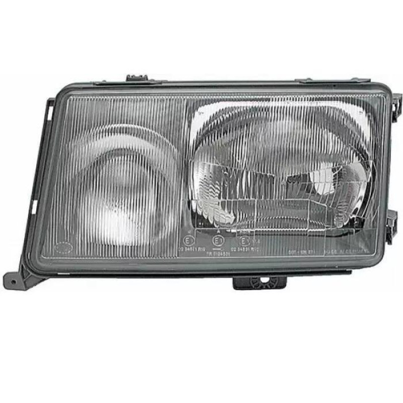 Фара передня ліва Mercedes E-Class W124 84-93 (TYC) темна рамка 1248202661