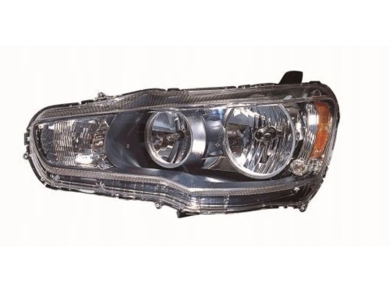 Фара передня ліва Mitsubishi Lancer X 07-15 (Китай) механічна, галоген 8301A457