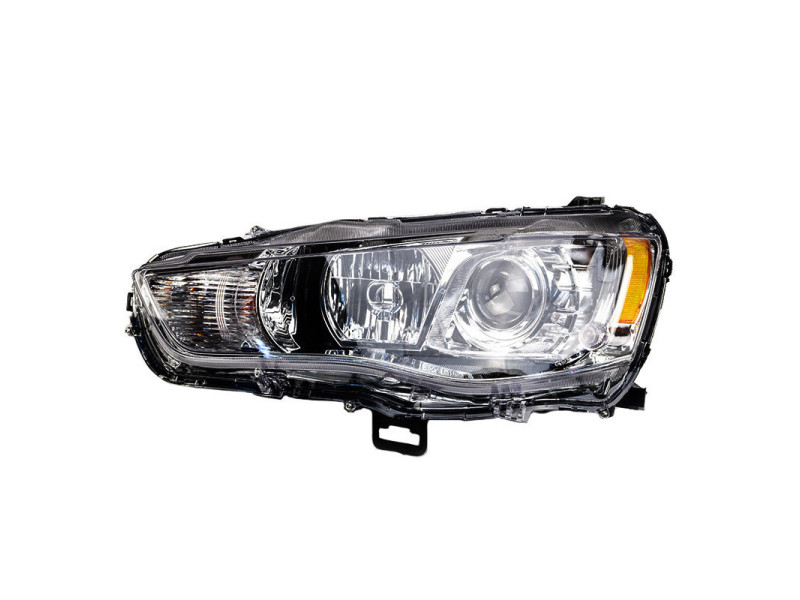 Фара передня ліва Mitsubishi Outlander XL 10-12 (Китай) ксенон, лінза, жовта вставка 8301A705