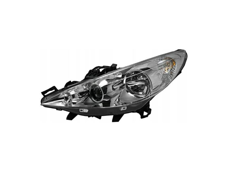 Фара передня ліва Peugeot 207 06-09 (Depo) під три лампи H7/H7/H1 620896