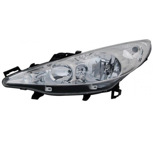 Фара передня ліва Peugeot 207 2006-2012 TYC під лампи H7 / H1 620895