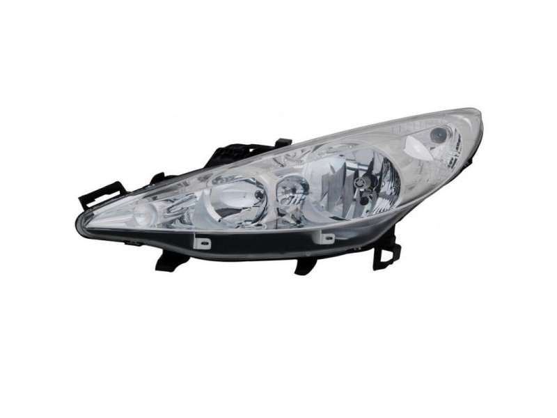 Фара передня ліва Peugeot 207 06-12 (TYC) під лампи H7 / H1 620895