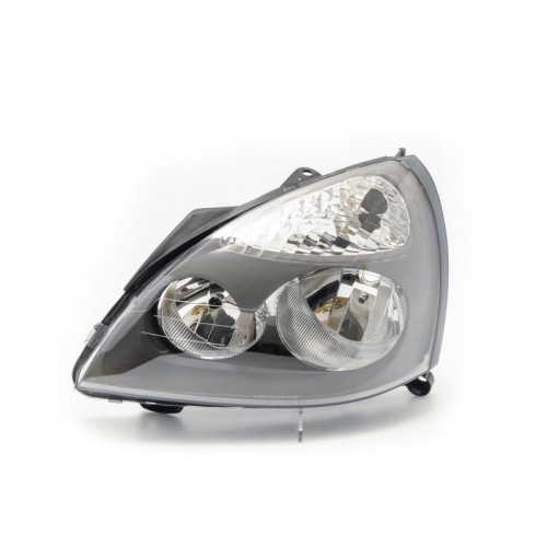 Фара передня ліва Renault Clio 2 2001-2005 / Symbol 1 02-08 DEPO електрична, сіра 7701057654