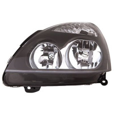 Фара передня ліва Renault Clio 2 01-05 / Symbol 1 02-08 (Китай) електрична, чорна 7701051769