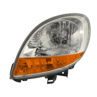 Фара передня ліва Renault Kangoo 03-09 (Китай) електрична, жовтий поворот 8200150614