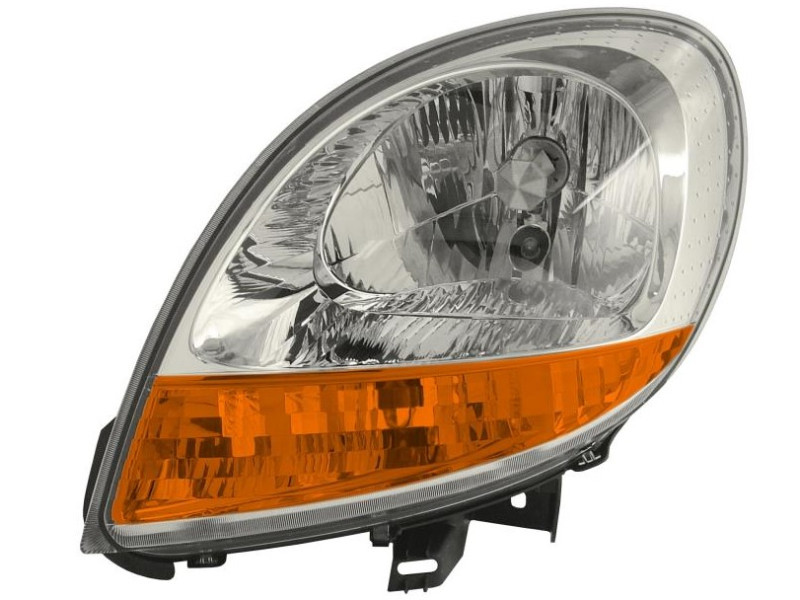 Фара передня ліва Renault Kangoo 03-09 (Китай) електрична, жовтий поворот 8200150614