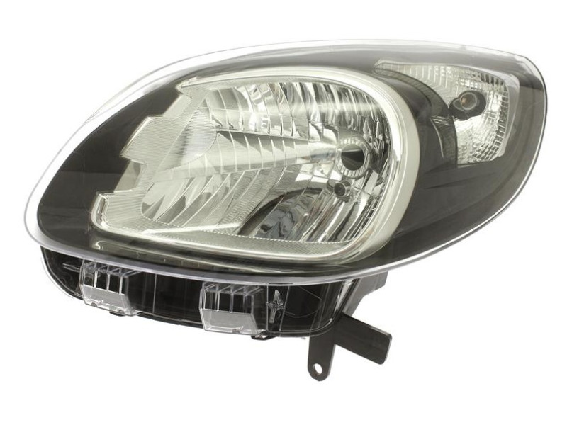 Фара передня ліва Renault Kangoo 13-21 (Depo) галоген, чорна 260607949R
