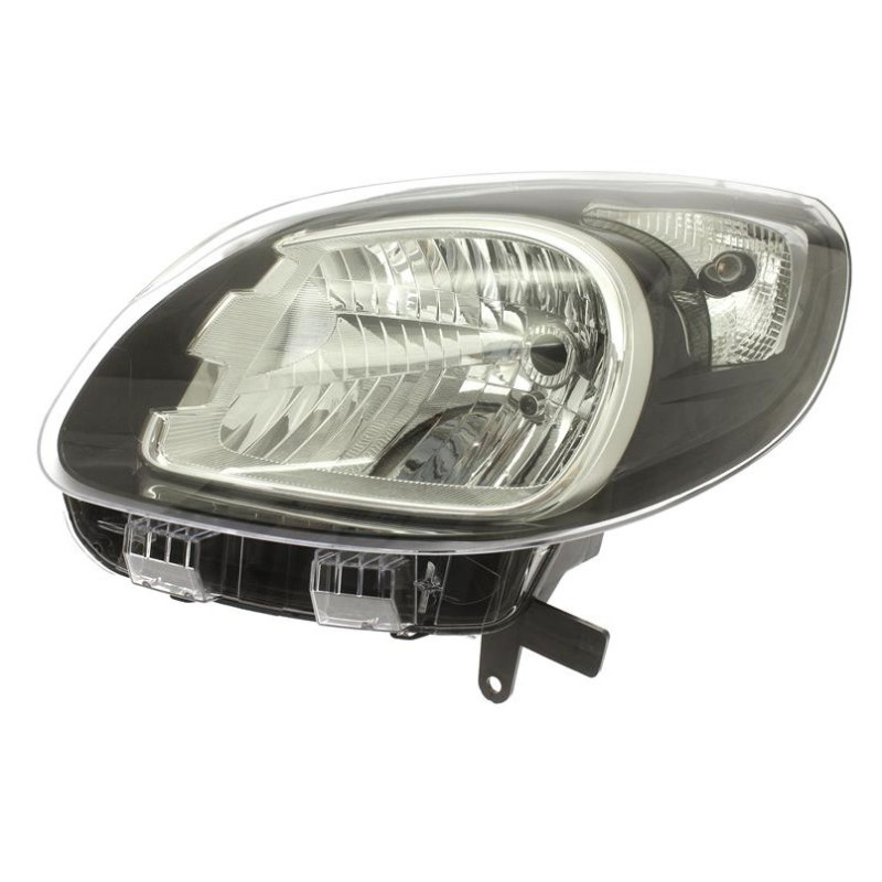 Фара передня ліва Renault Kangoo 13-21 (Depo) галоген, чорна 260607949R