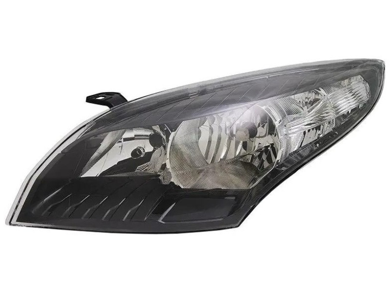Фара передня ліва Renault Megane 3 2009-2011 DEPO 260602545R чорна ел. рег. галоген