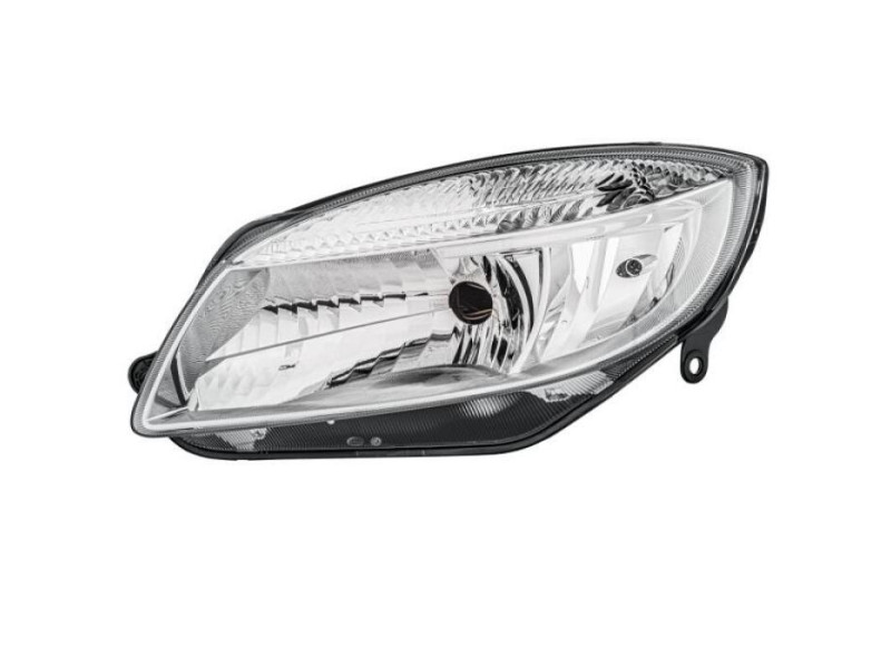 Фара передня ліва Skoda Fabia 2, Roomster 07-10 (Depo) електрична, галоген 5J1941017