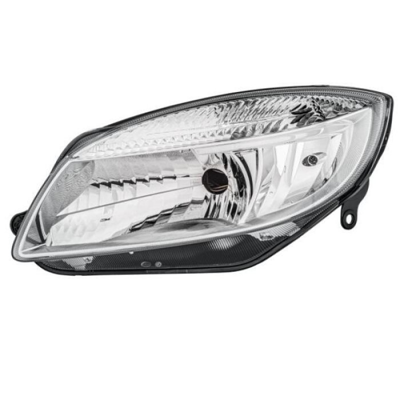Фара передня ліва Skoda Fabia 2, Roomster 07-10 (Depo) електрична, галоген 5J1941017