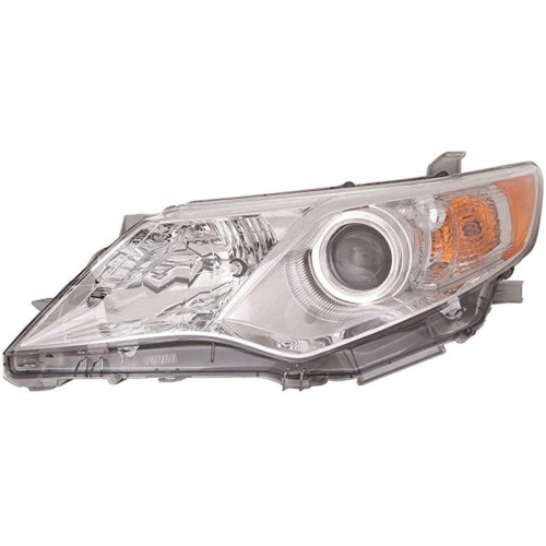 Фара передня ліва Toyota Camry 2011-2014 USA TYC механічна, жовта вставка 8115006470