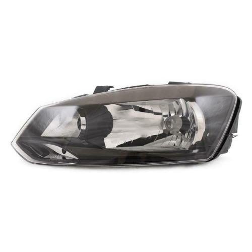 Фара передня ліва VW Polo седан 09-19, хетчбек 2009-2015 DEPO ел. рег., з екраном лампи 6R1941015C