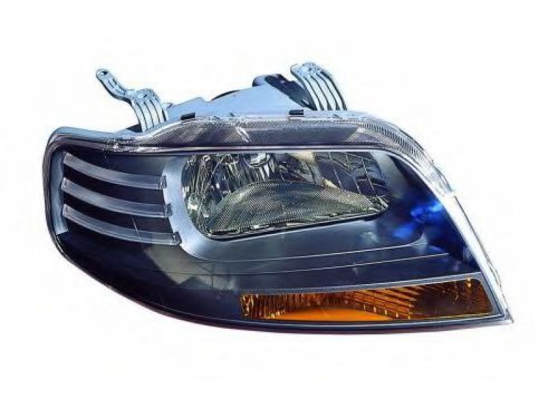 Фара передня права Chevrolet Aveo T200 11.05-06 (Depo) електрична, темний відбивач 96802654