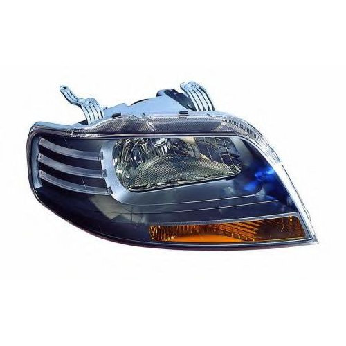 Фара передня права Chevrolet Aveo T200 11.05-06 TYC електрична, темний відбивач 96802654