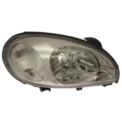 Фара передня права Daewoo Lanos, Sens 1998-2018 FPS (ел. коректор, сірий корпус, Depo)