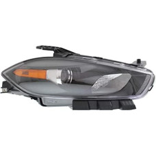 Фара передня права Dodge Dart 12-16 (TYC) HIR2, чорна 68085140AL