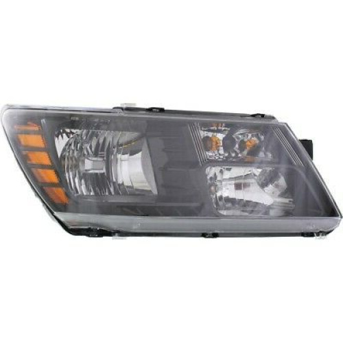 Фара передня права Dodge Journey 08-19, Fiat Freemont 11-19 TYC механічна, чорна 68200084AB