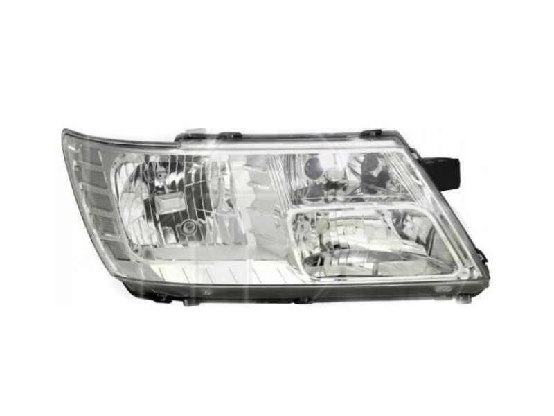 Фара передня права Dodge Journey 08-20, Fiat Freemont 11-20 (TYC) біла вставка, механічна, світла 