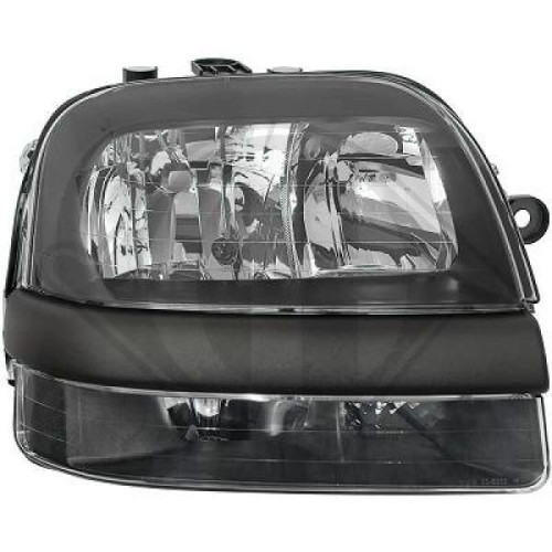 Фара передня права Fiat Doblo 2001-2004 DEPO під лампи H1/H1/H7, ел. кор. 46807769