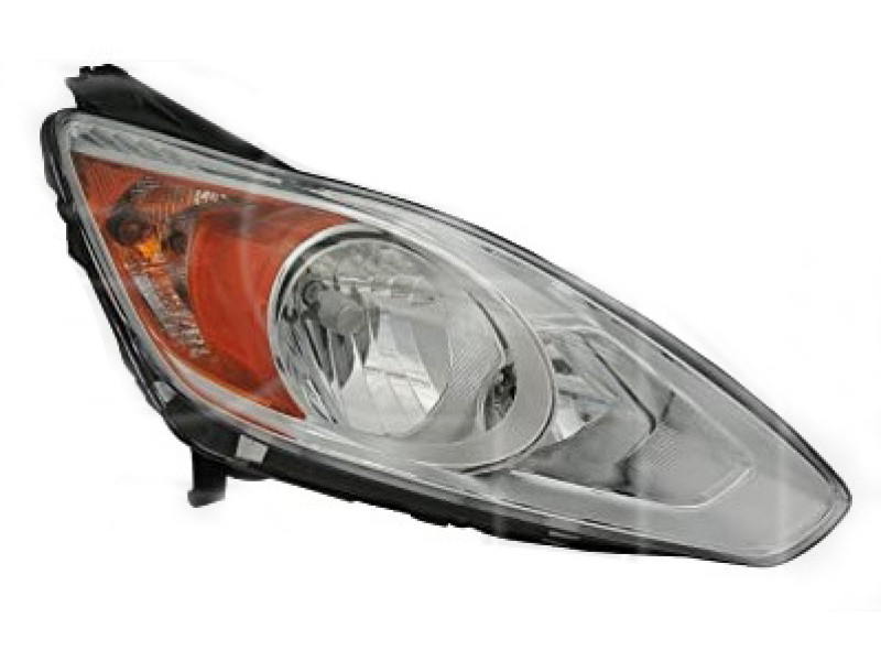 Фара передня права Ford C-Max 2 USA 13-17 (Depo) жовта вставка, галоген