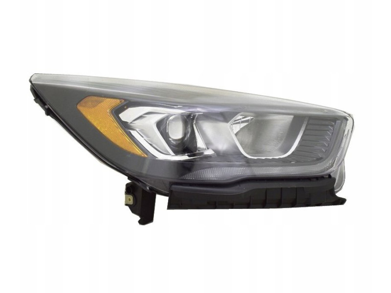 Фара передня права Ford Escape 16-20 (TYC) чорна, жовта вставка GJ5Z13008L