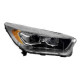 Фара передня права Ford Escape 16-20 (TYC) ксенон / LED, жовта вставка 