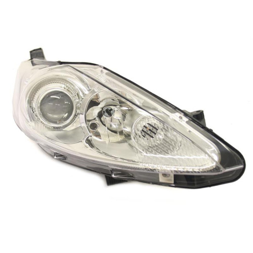 Фара передня права Ford Fiesta 7 2009-2013 хром рамка TYC 8A6113W029CE