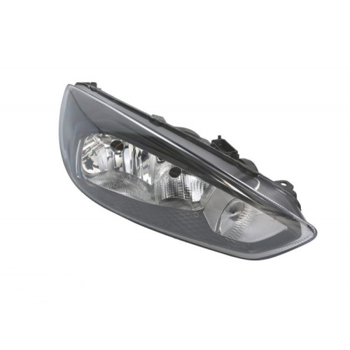 Фара передня права Ford Focus 3 2015-2018 DEPO чорна, галоген H7/H15 1866229