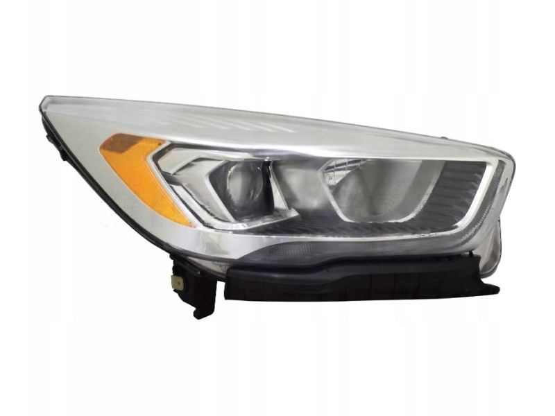 Фара передня права Ford Kuga 16-20, Escape 16-20 (TYC) галоген LED, жовта вставка GJ5Z-13008-C